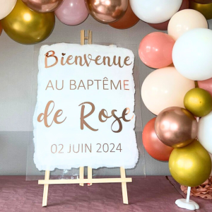 Panneau personnalisé pour événement