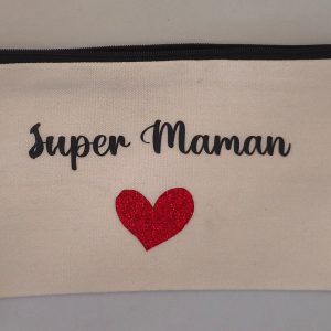 Trousse personnalisée "Super Maman"